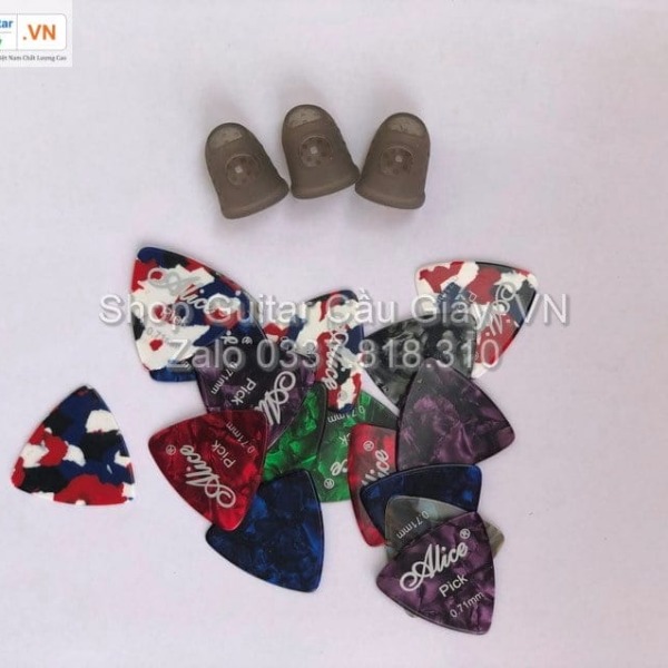 Combo Pick gảy và Bịt đầu ngón tay