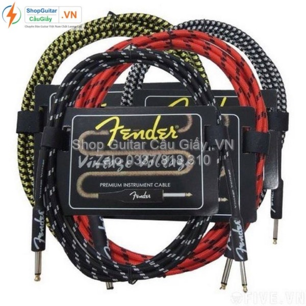 Dây Jack Cắm Line Fender 6M Chuẩn Sân Khấu