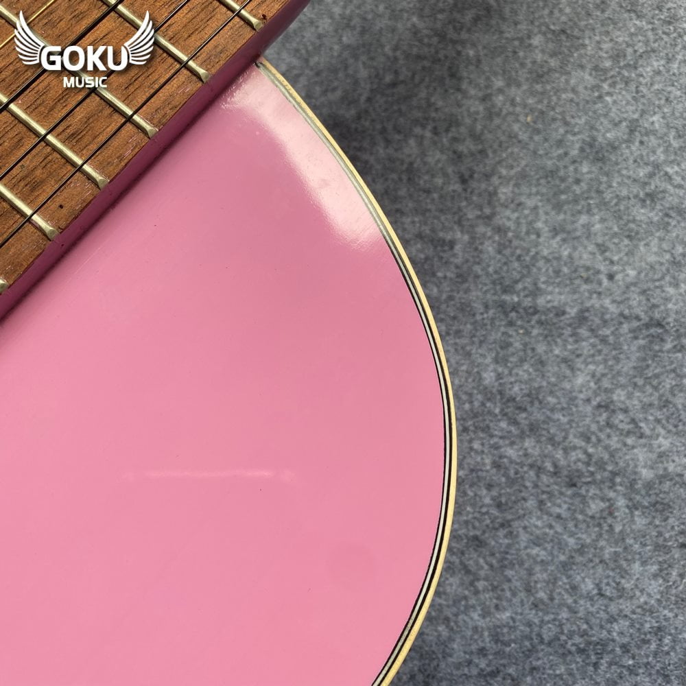Đàn Guitar Classic Odin F0NP màu hồng 12 03 04 Dan Guitar Classic Goku F0NP mau hong Shop Dan Goku Music