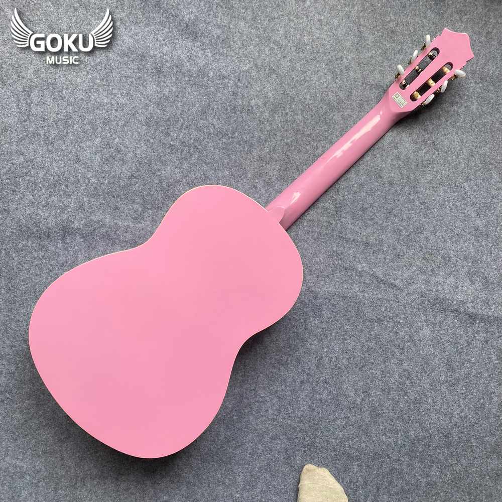 Đàn Guitar Classic Odin F0NP màu hồng 14 03 07 Dan Guitar Classic Goku F0NP mau hong Shop Dan Goku Music