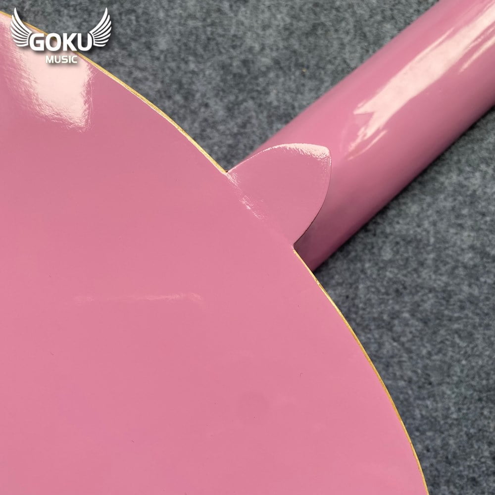 Đàn Guitar Classic Odin F0NP màu hồng 16 03 09 Dan Guitar Classic Goku F0NP mau hong Shop Dan Goku Music