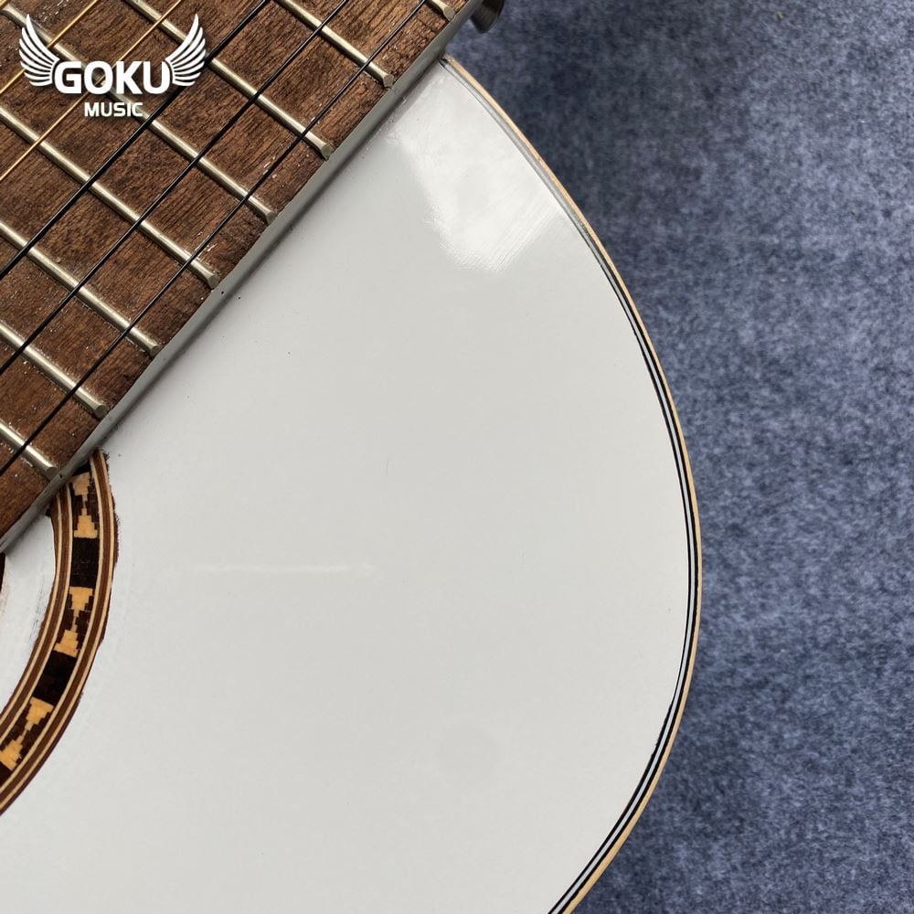 Đàn Guitar Classic Odin F0NW màu trắng 12 04 04 Dan Guitar Classic Goku F0NW mau trang Shop Dan Goku Music