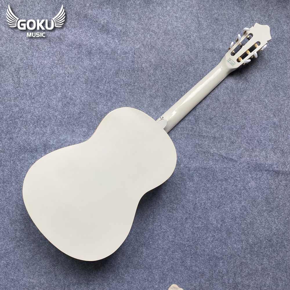 Đàn Guitar Classic Odin F0NW màu trắng 14 04 07 Dan Guitar Classic Goku F0NW mau trang Shop Dan Goku Music