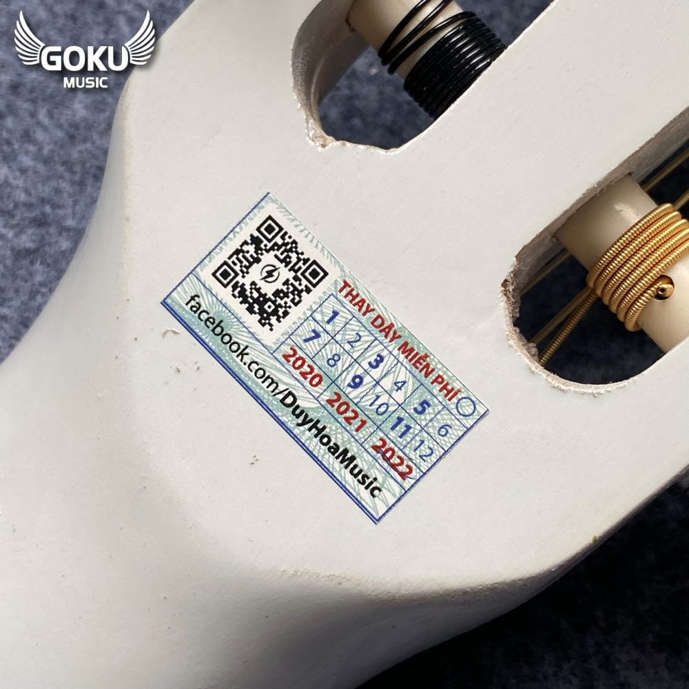 Đàn Guitar Classic Odin F0NW màu trắng 19 04 12 Dan Guitar Classic Goku F0NW mau trang Shop Dan Goku Music