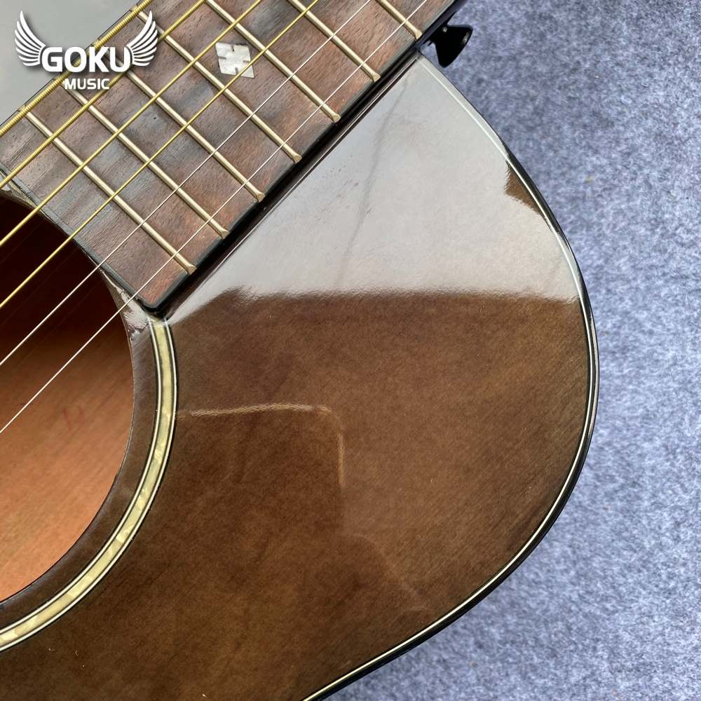 Đàn Guitar Acoustic Mini Odin F2MV size 3/4 màu vintage 11 04 Dan Guitar Acoustic Mini Gomu F2MV size 3 4 mau vintage wm