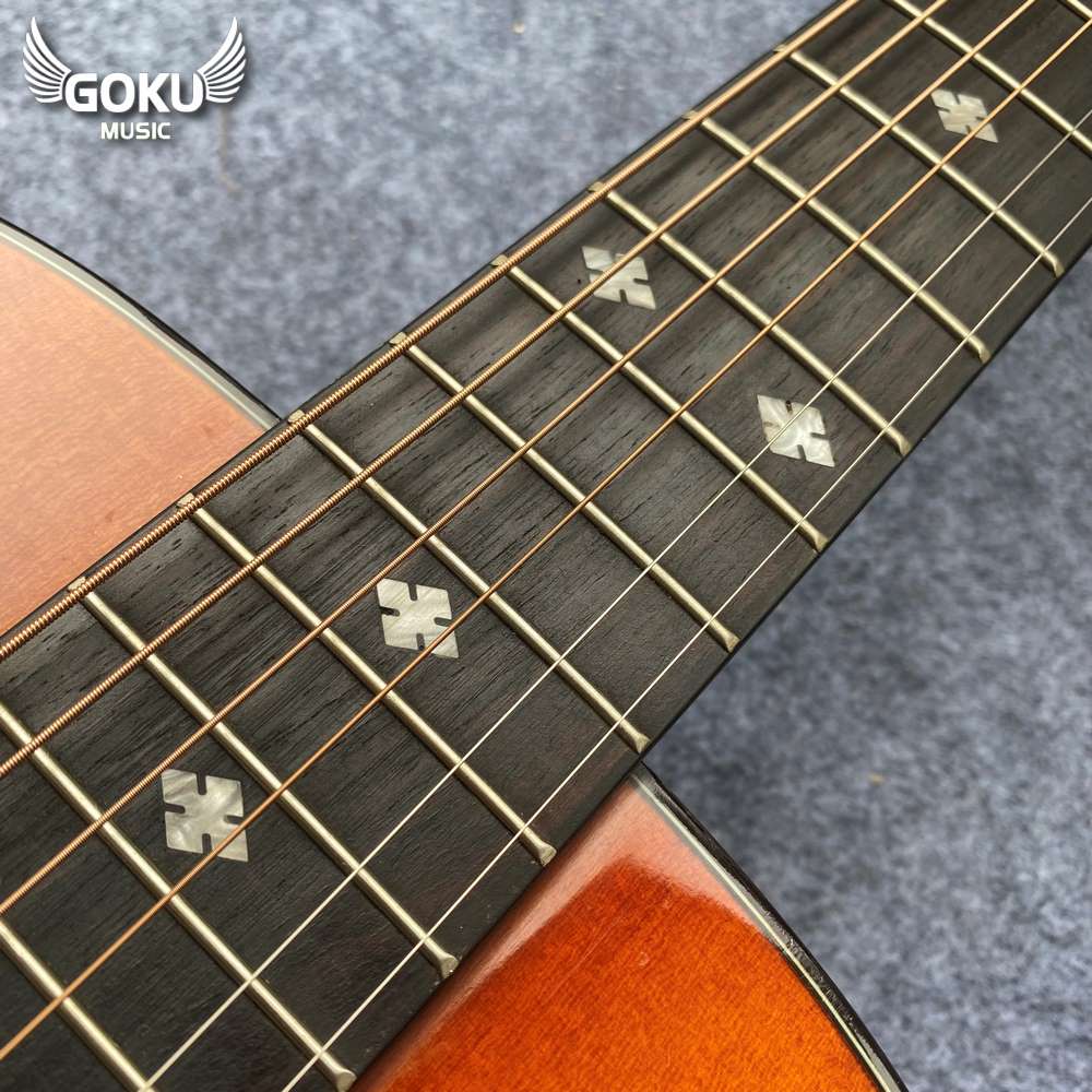 Đàn Guitar Acoustic Mini Odin F2MC size 3/4 màu nâu cafe 12 05 Dan Guitar Acoustic Mini Gomu F2MC size 3 4 mau cafe wm