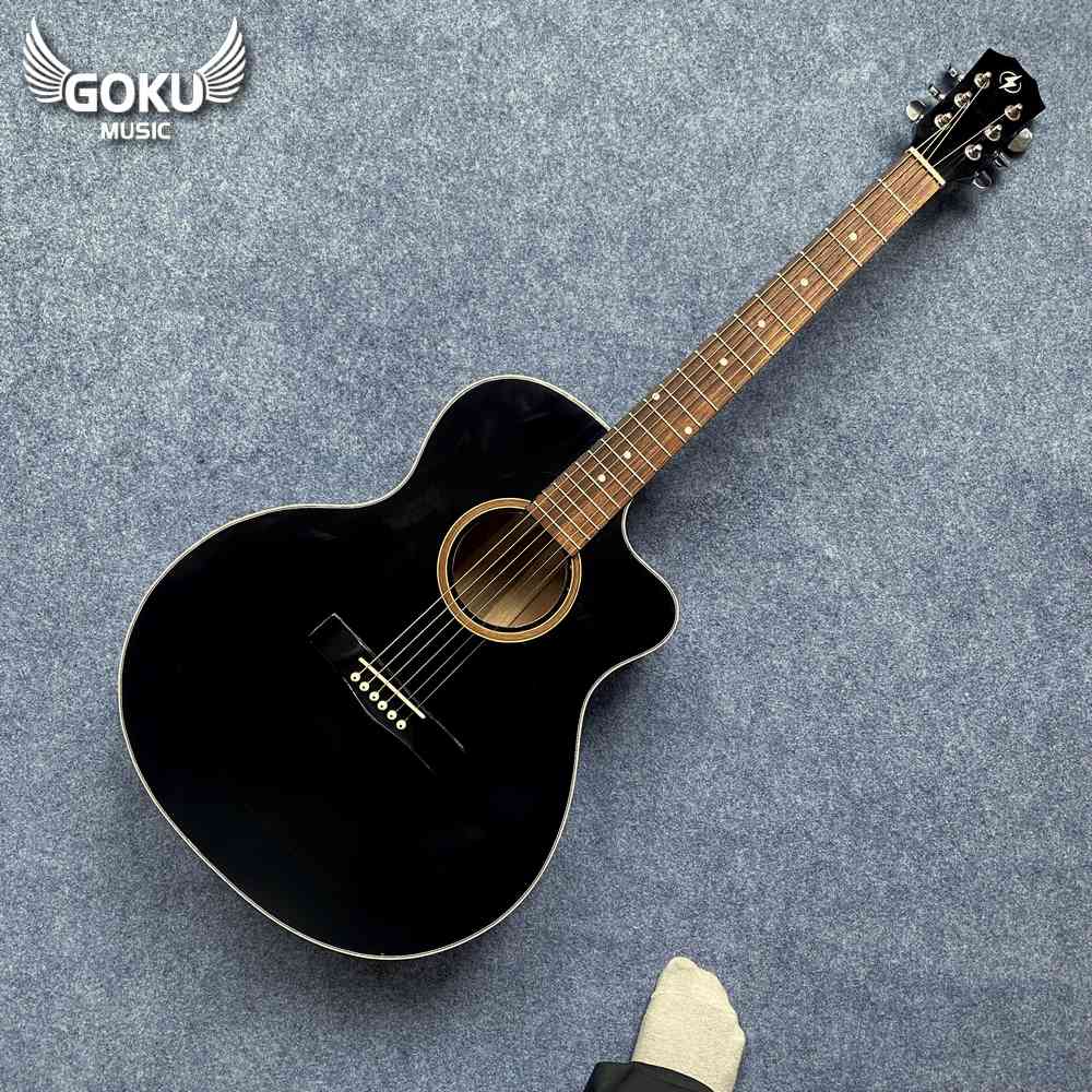 07 01 Dan Guitar Acoustic Goku F13AcB mau den Shop Dan Goku Music