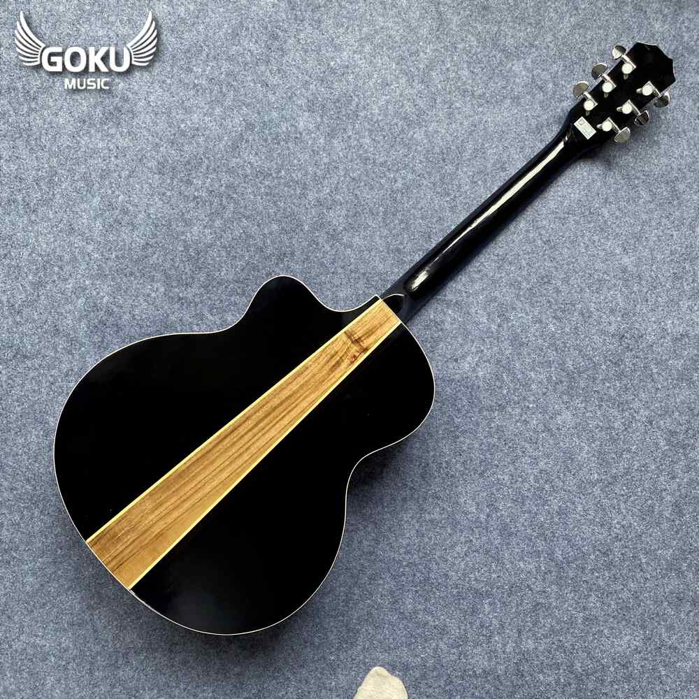 07 07 Dan Guitar Acoustic Goku F13AcB mau den Shop Dan Goku Music