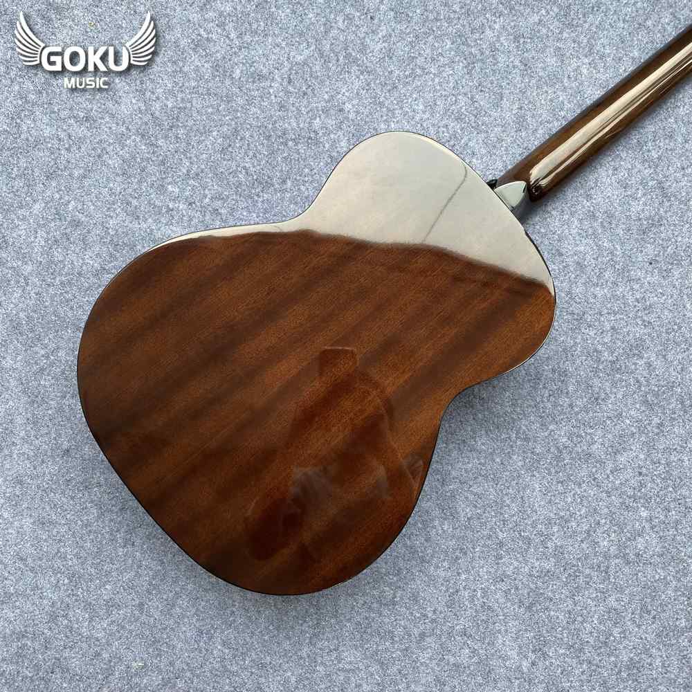 Đàn Guitar Acoustic Mini Odin F2MV size 3/4 màu vintage 15 08 Dan Guitar Acoustic Mini Gomu F2MV size 3 4 mau vintage wm