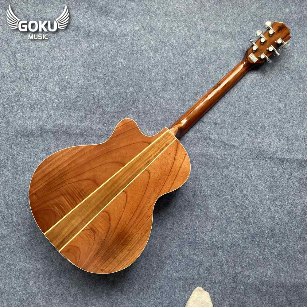 Đàn Guitar Acoustic Odin F13AcY màu vàng 13 09 07 Dan Guitar Acoustic Goku F13AcY mau vang Shop Dan Goku Music