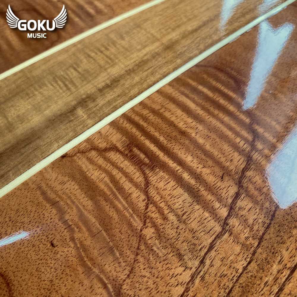 Đàn Guitar Acoustic Odin F13AcY màu vàng 15 09 09 Dan Guitar Acoustic Goku F13AcY mau vang Shop Dan Goku Music