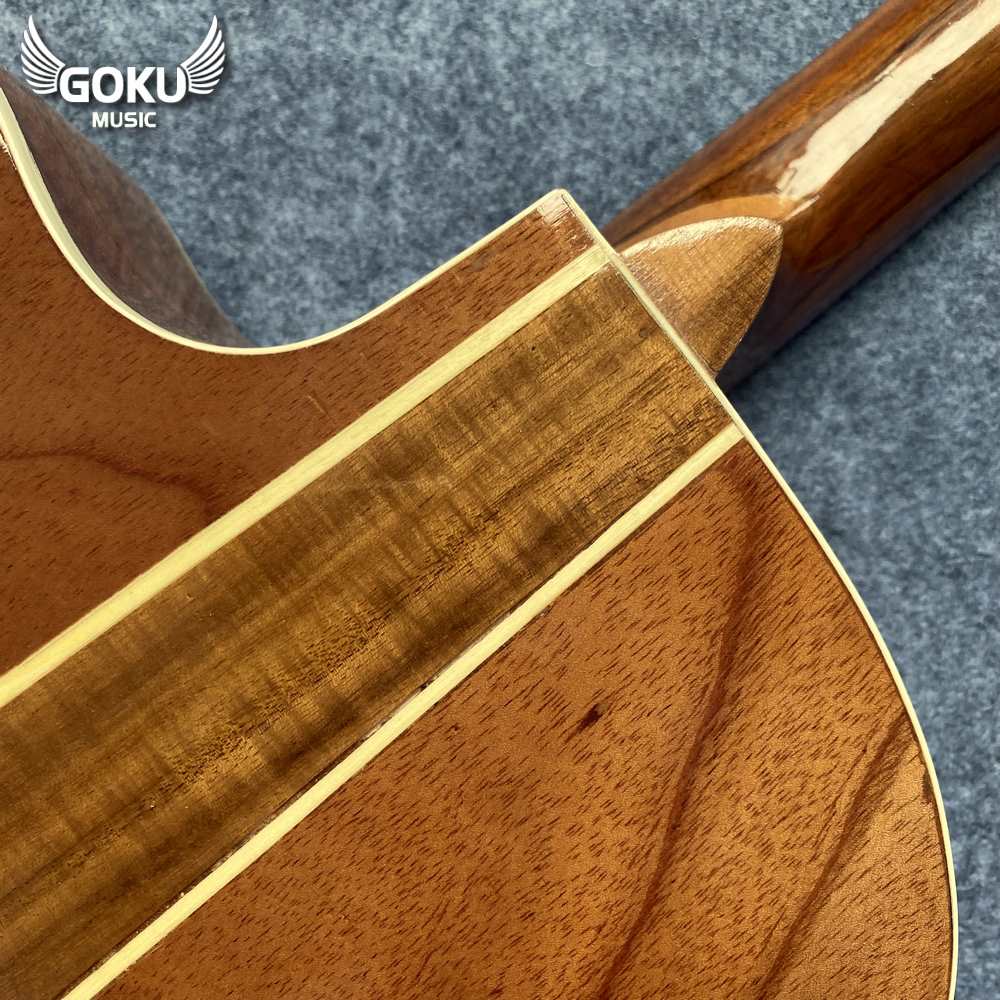 Đàn Guitar Acoustic Odin F13AcY màu vàng 16 09 10 Dan Guitar Acoustic Goku F13AcY mau vang Shop Dan Goku Music