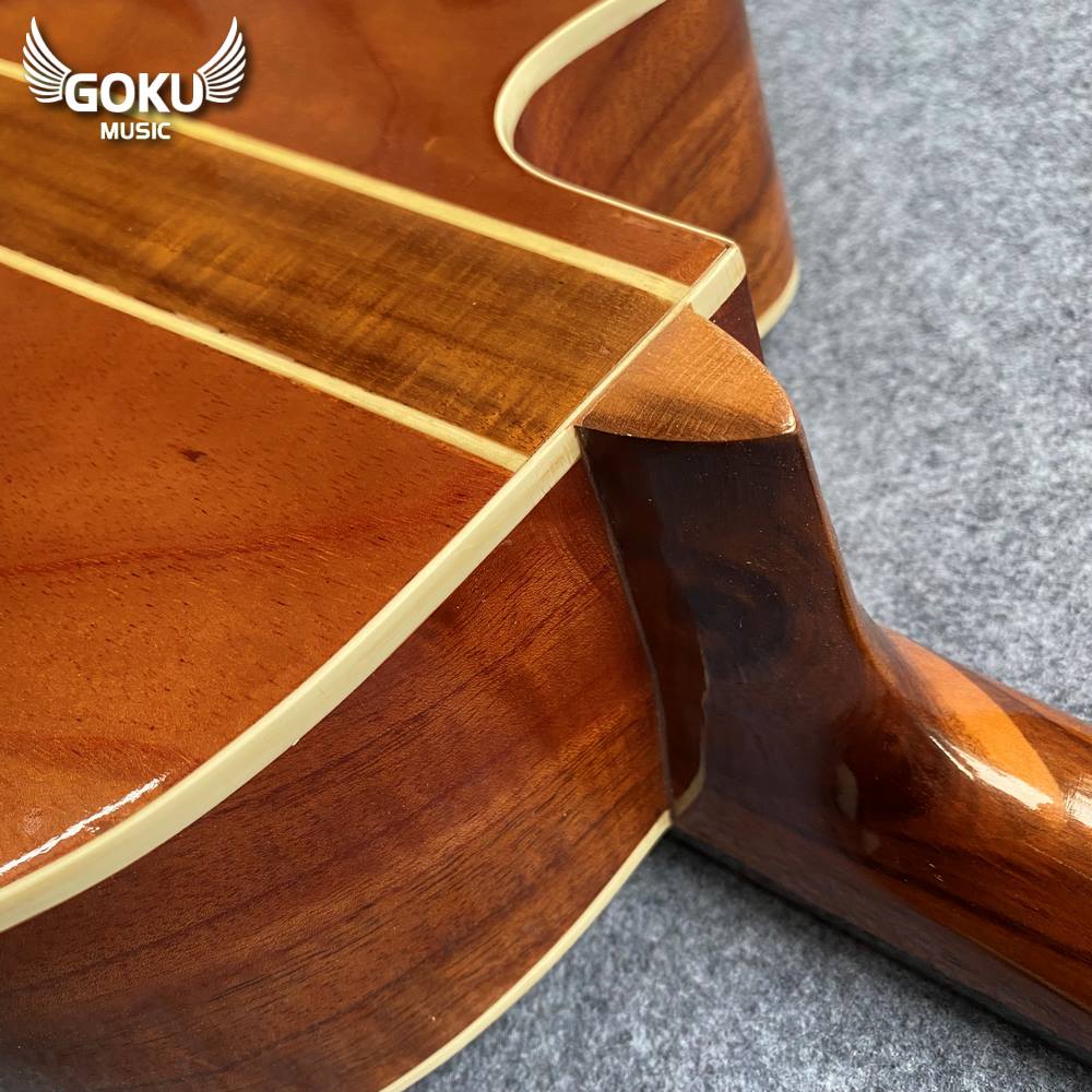 Đàn Guitar Acoustic Odin F13AcY màu vàng 17 09 11 Dan Guitar Acoustic Goku F13AcY mau vang Shop Dan Goku Music
