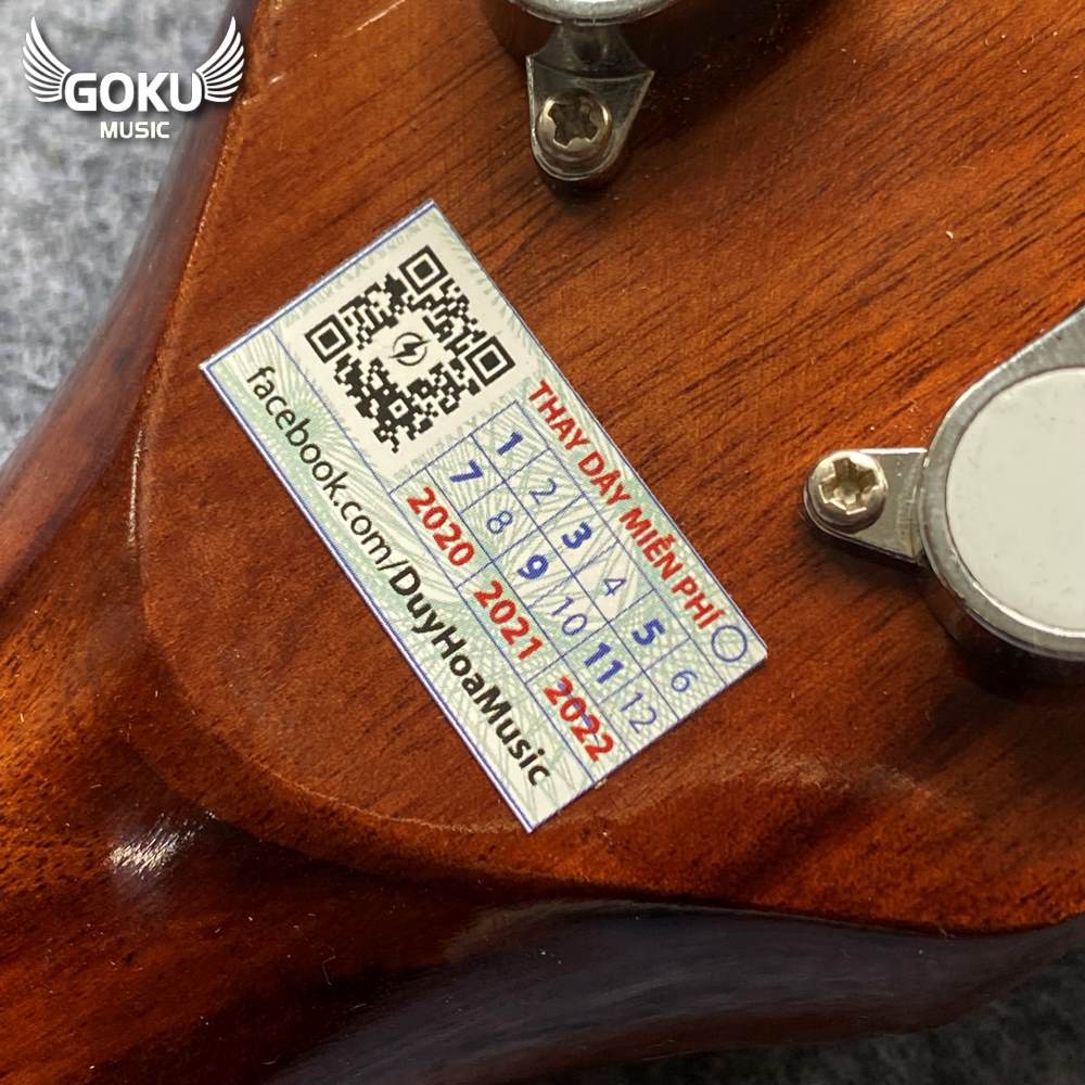 Đàn Guitar Acoustic Odin F13AcY màu vàng 19 09 13 Dan Guitar Acoustic Goku F13AcY mau vang Shop Dan Goku Music