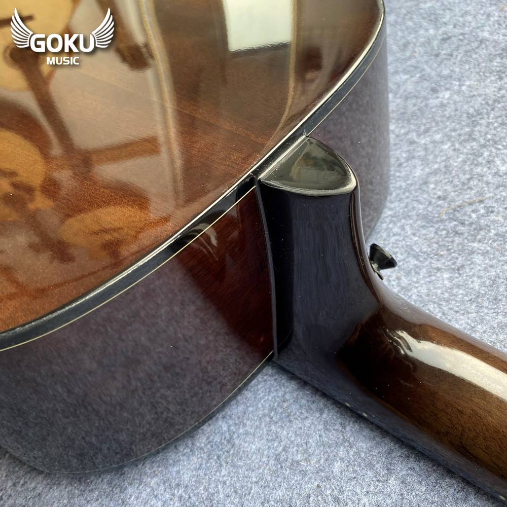 Đàn Guitar Acoustic Mini Odin F2MV size 3/4 màu vintage 17 10 Dan Guitar Acoustic Mini Gomu F2MV size 3 4 mau vintage wm