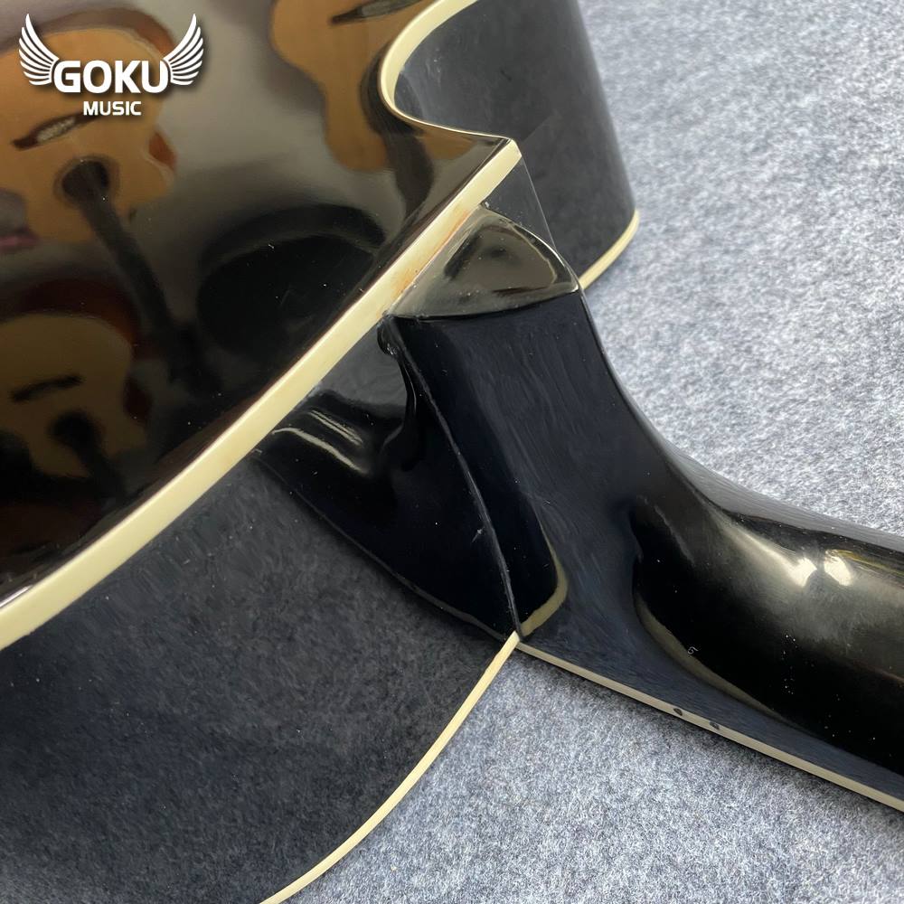 Đàn Guitar Acoustic Odin F2AcB đen bóng 19 12 10 Dan Guitar Acoustic Goku F2AcB mau den bong Shop Dan Goku Music