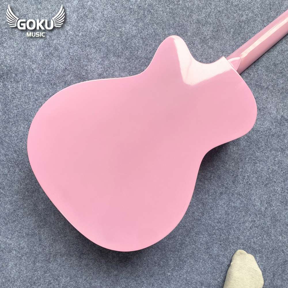 Đàn Guitar Acoustic Odin F2AcP màu hồng 18 14 08 Dan Guitar Acoustic Goku F2AcP mau hong Shop Dan Goku Music