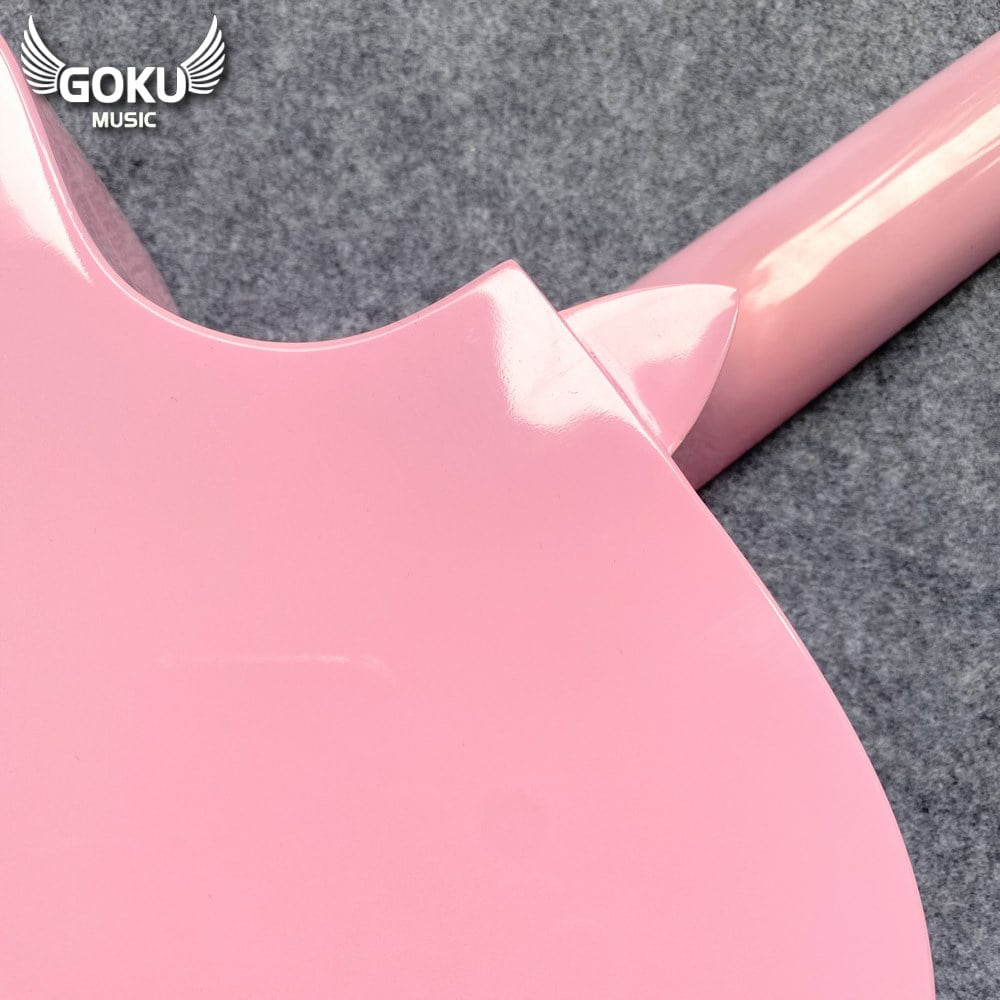 Đàn Guitar Acoustic Odin F2AcP màu hồng 19 14 09 Dan Guitar Acoustic Goku F2AcP mau hong Shop Dan Goku Music