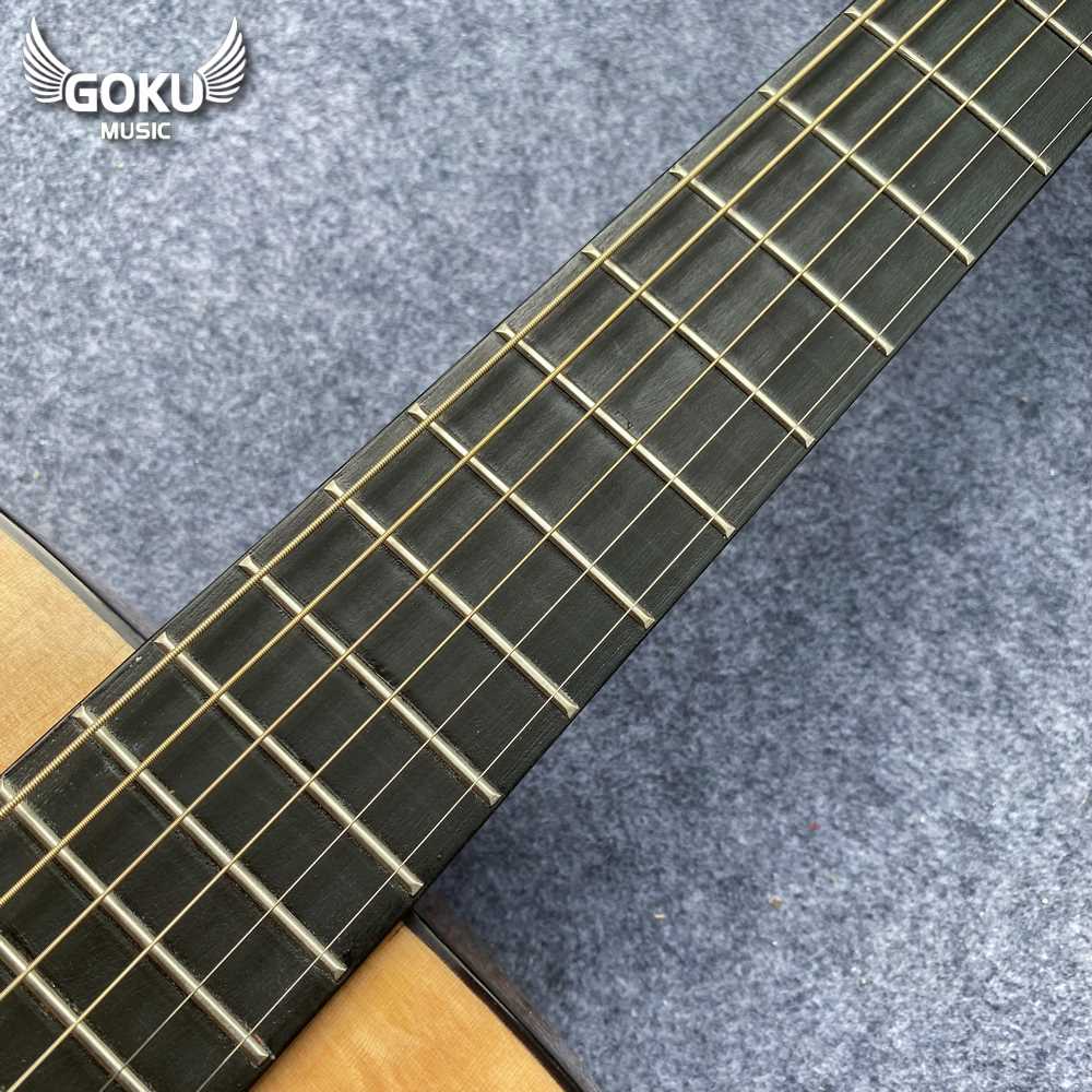 Đàn Guitar Acoustic Odin F2D dáng D cho người trên 1m7 - màu gỗ 11 15 05 Dan Guitar Acoustic Goku F2D mau go dang D Shop Dan Goku Music