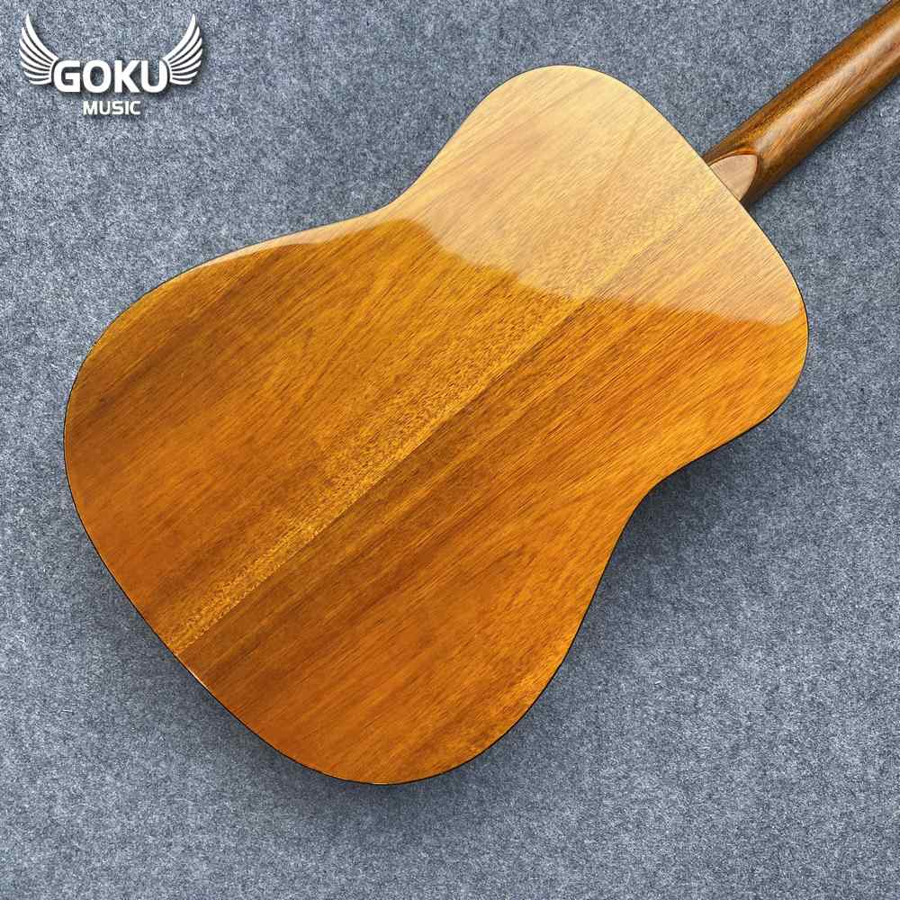 Đàn Guitar Acoustic Odin F2D dáng D cho người trên 1m7 - màu gỗ 14 15 08 Dan Guitar Acoustic Goku F2D mau go dang D Shop Dan Goku Music