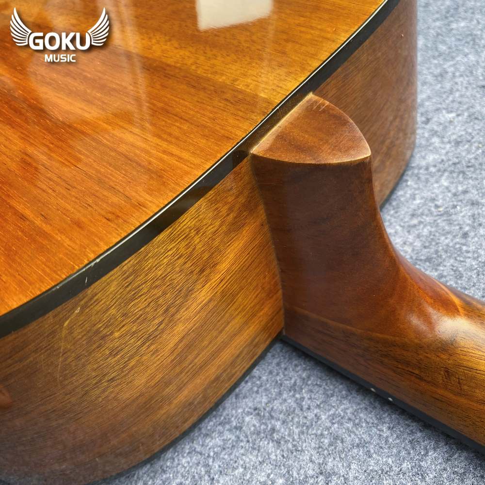 Đàn Guitar Acoustic Odin F2D dáng D cho người trên 1m7 - màu gỗ 16 15 10 Dan Guitar Acoustic Goku F2D mau go dang D Shop Dan Goku Music