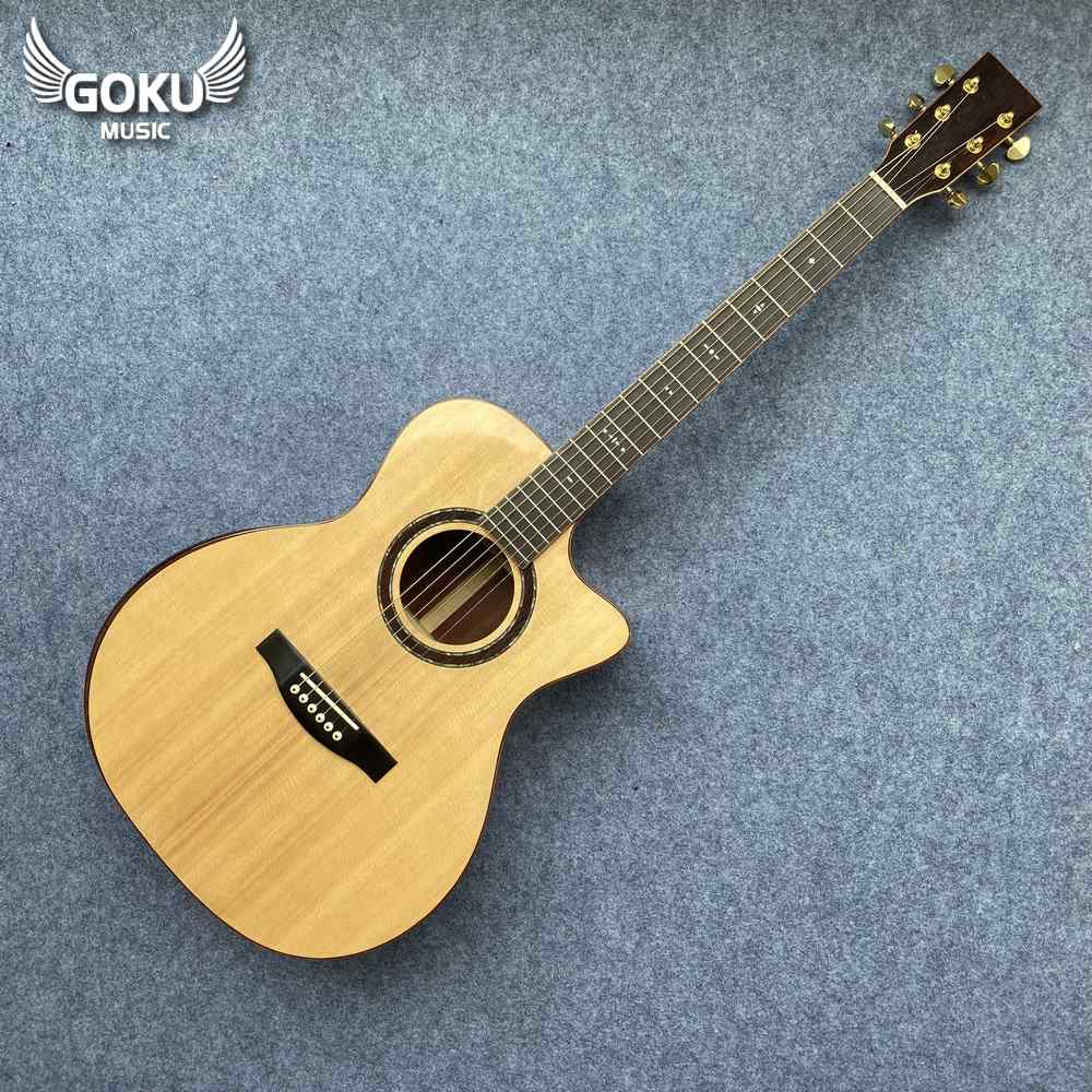 Đàn Guitar Acoustic Odin F4Acx Gỗ thịt 3A nhập khẩu - thích hợp chơi lâu dài 8 20 00 Dan Guitar Acoustic Goku F4Acx Go thit 3a Shop Dan Goku Music