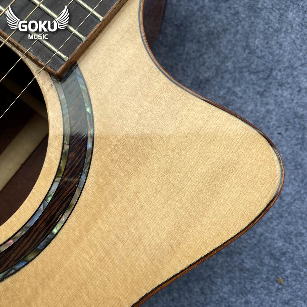 Đàn Guitar Acoustic Odin F4Acx Gỗ thịt 3A nhập khẩu - thích hợp chơi lâu dài 11 20 04 Dan Guitar Acoustic Goku F4Acx Go thit 3a Shop Dan Goku Music