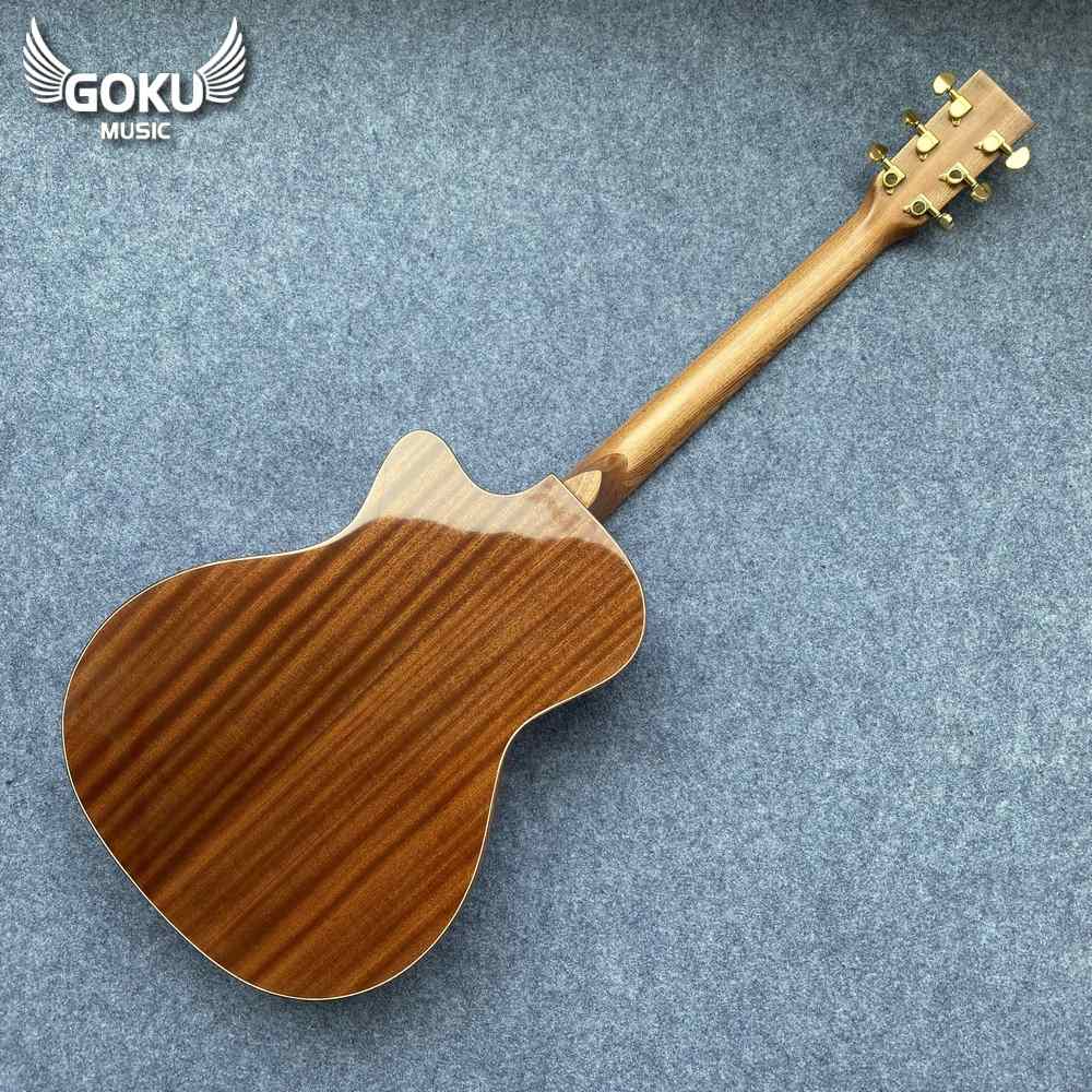 Đàn Guitar Acoustic Odin F4Acx Gỗ thịt 3A nhập khẩu - thích hợp chơi lâu dài 15 20 08 Dan Guitar Acoustic Goku F4Acx Go thit 3a Shop Dan Goku Music