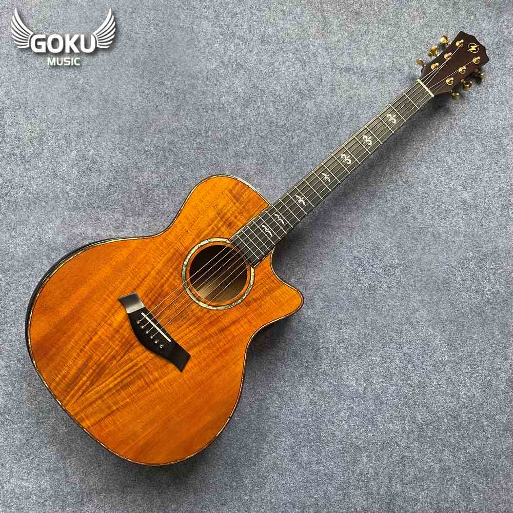 Đàn Guitar Acoustic Odin F6868 màu Hoàng Kim Lộc phát 13 22 01 Dan Guitar Acoustic Goku F6868 mau Hoang Kim Loc phat Shop Dan Goku Music