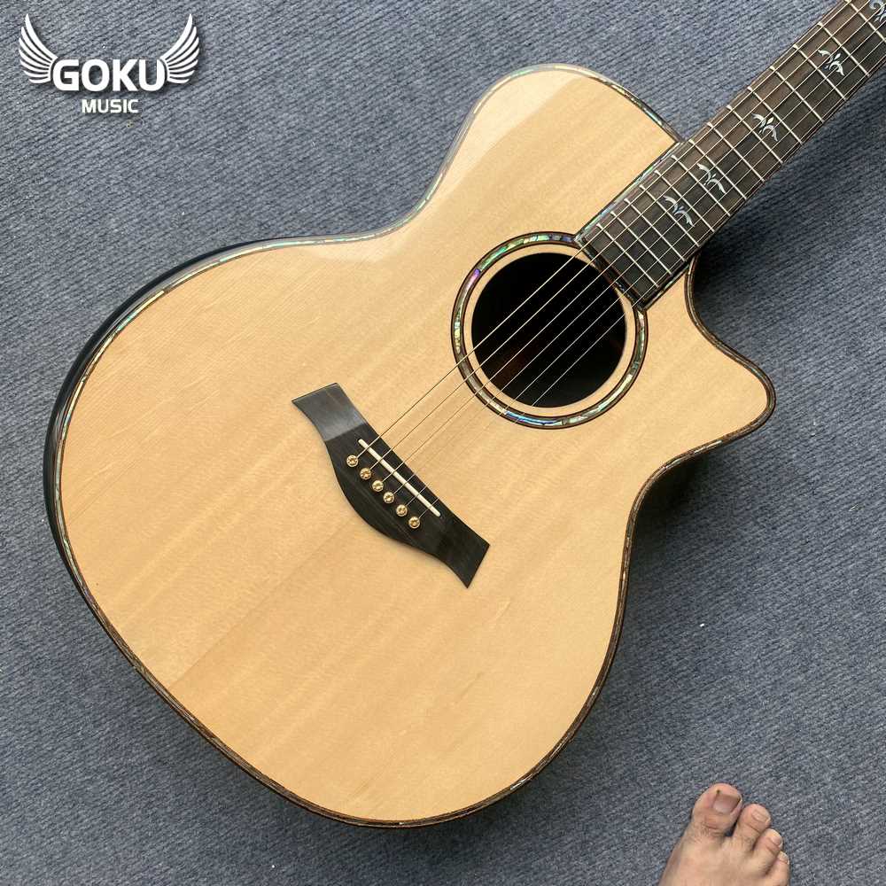 23 00 Dan Guitar Acoustic Goku F6cx go Cam An 3A nhap khau Shop Dan Goku Music