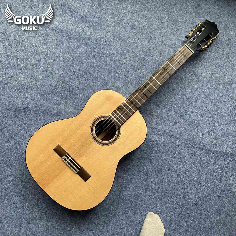 Đàn Guitar Classic Odin F4Nm Gỗ thịt 2A nhập khẩu - thích hợp chơi lâu dài 9 27 01 Dan Guitar Classic Goku F4Nm thich hop choi lau dai Shop Dan Goku Music