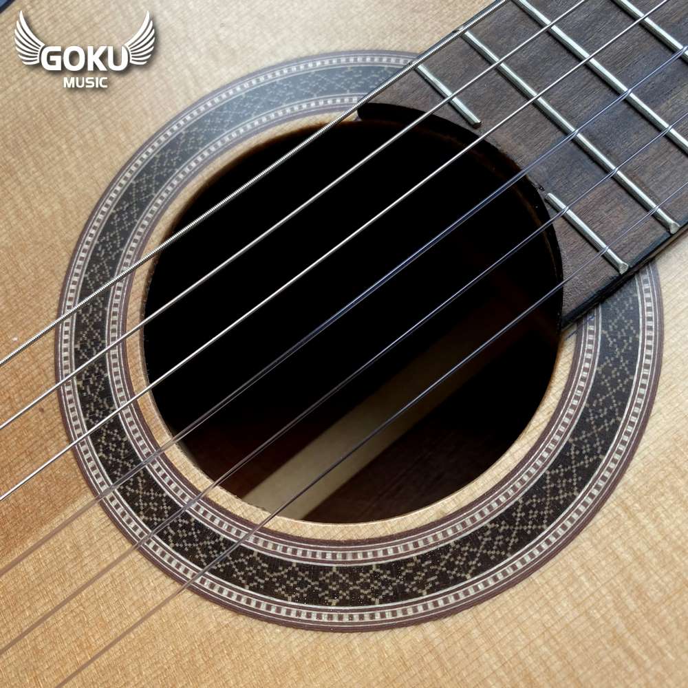 Đàn Guitar Classic Odin F4Nm Gỗ thịt 2A nhập khẩu - thích hợp chơi lâu dài 10 27 03 Dan Guitar Classic Goku F4Nm thich hop choi lau dai Shop Dan Goku Music