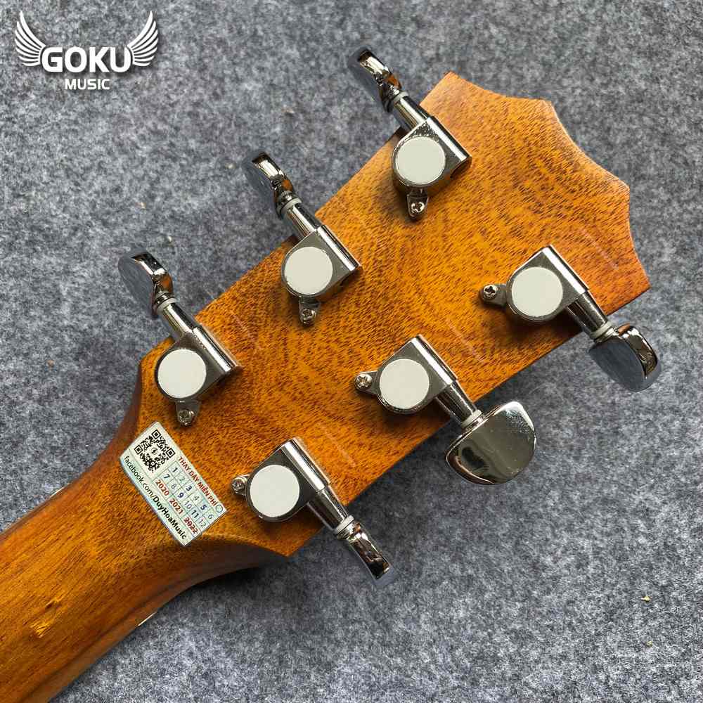 Đàn Guitar Acoustic Mini Odin F2M size 3/4 gỗ thịt 2B 21 30 10 Dan Guitar Acoustic Mini Goku F2M size 3 4 full go thit 1B Shop Dan Goku Music