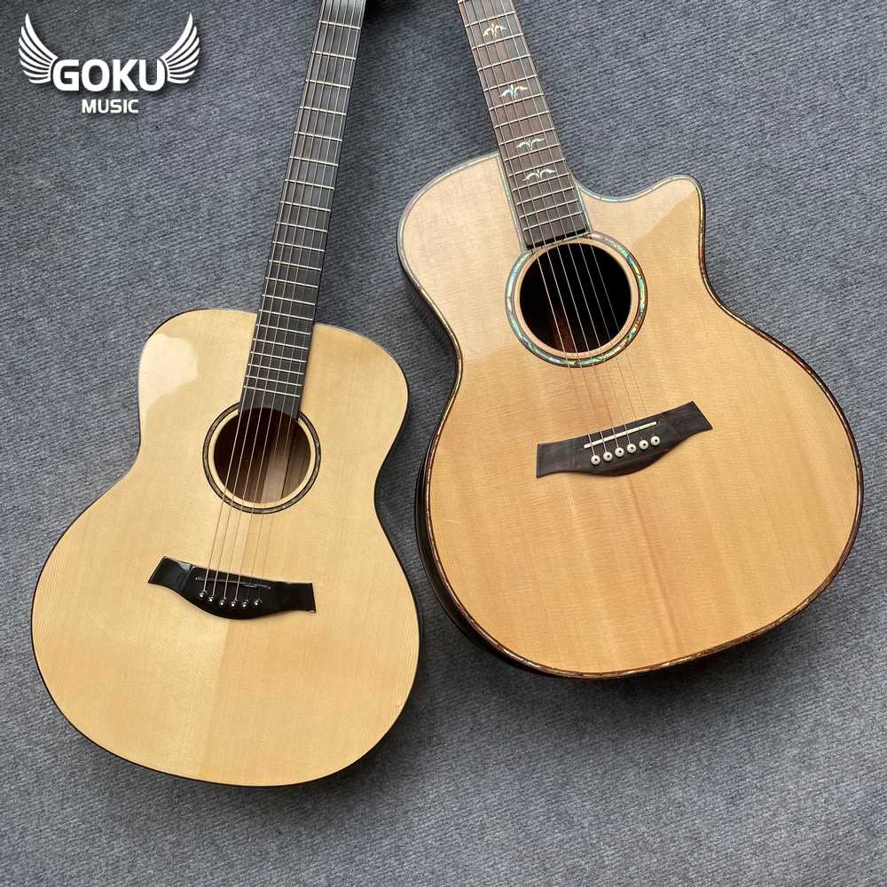 Đàn Guitar Acoustic Mini Odin F2M size 3/4 gỗ thịt 2B 8 30 13 Dan Guitar Acoustic Mini Goku F2M size 3 4 full go thit 1B Shop Dan Goku Music