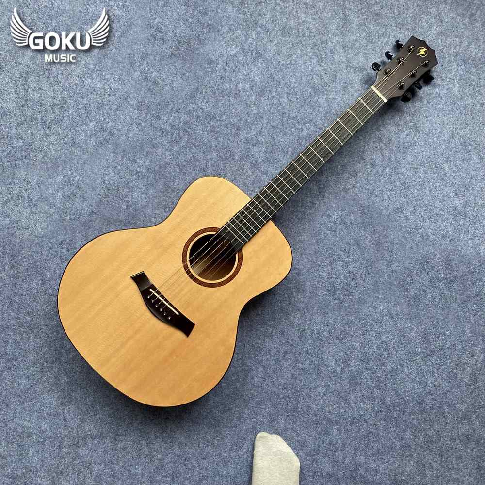 Đàn Guitar Acoustic Mini Odin F4M size 3/4 gỗ thịt 2A 13 31 01 Dan Guitar Acoustic Mini Goku F2M size 3 4 Shop Dan Goku Music