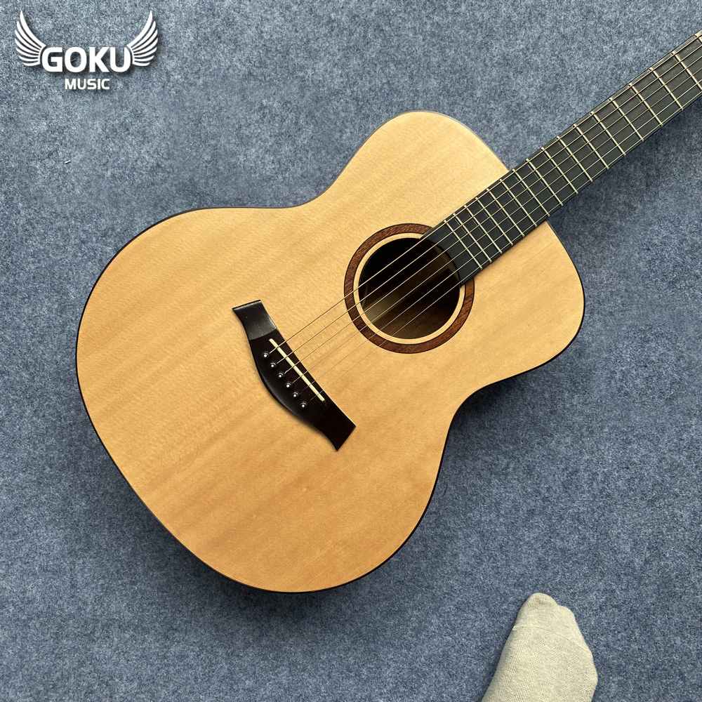 Đàn Guitar Acoustic Mini Odin F4M size 3/4 gỗ thịt 2A 14 31 02 Dan Guitar Acoustic Mini Goku F2M size 3 4 Shop Dan Goku Music
