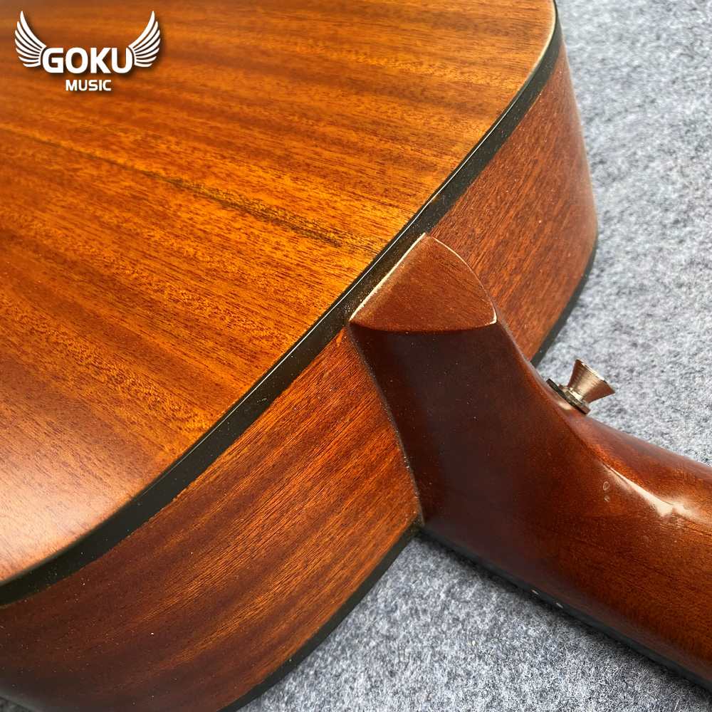 Đàn Guitar Acoustic Mini Odin F4M size 3/4 gỗ thịt 2A 20 31 10 Dan Guitar Acoustic Mini Goku F2M size 3 4 Shop Dan Goku Music