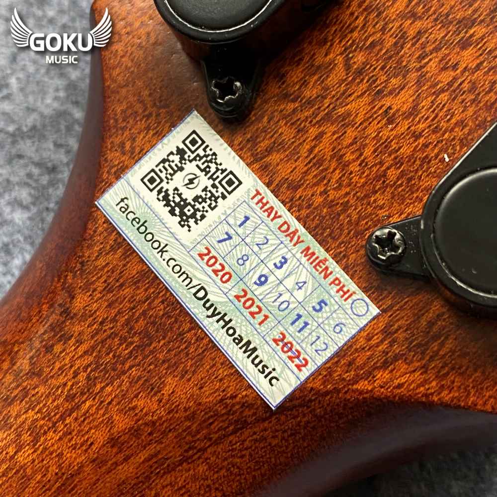 Đàn Guitar Acoustic Mini Odin F4M size 3/4 gỗ thịt 2A 22 31 12 Dan Guitar Acoustic Mini Goku F2M size 3 4 Shop Dan Goku Music