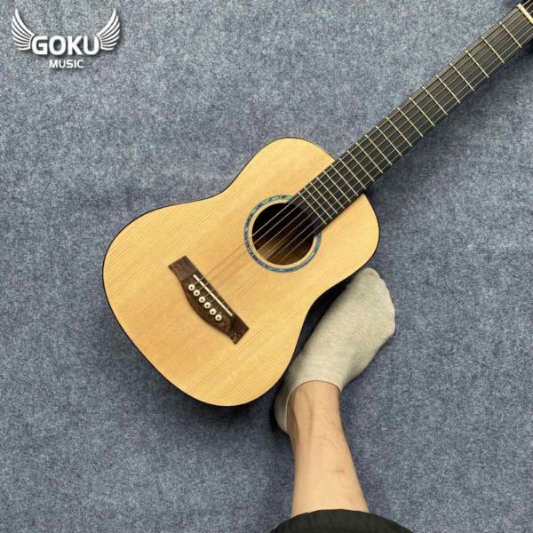 Đàn Guitar Acoustic Mini Odin F2Se size 1/2 nhỏ gọn tích hợp eq