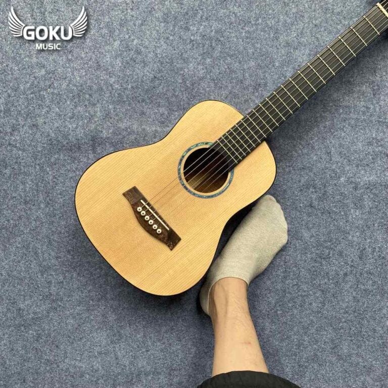 Đàn Guitar Acoustic Mini Odin F2Se size 1/2 nhỏ gọn tích hợp eq