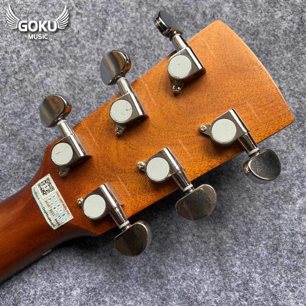 32 12 Dan Guitar Acoustic Mini Goku F2Se size 1 2 nho gon tich hop eq Shop Dan Goku Music