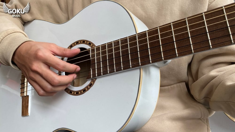 Đàn Guitar Classic Odin F0NW màu trắng 8 model 04 02 Dan Guitar Classic Goku F0NW mau trang Shop Dan Goku Music