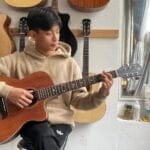 Đàn Guitar Acoustic Odin F13AcC màu nâu cafe thumbnail 2