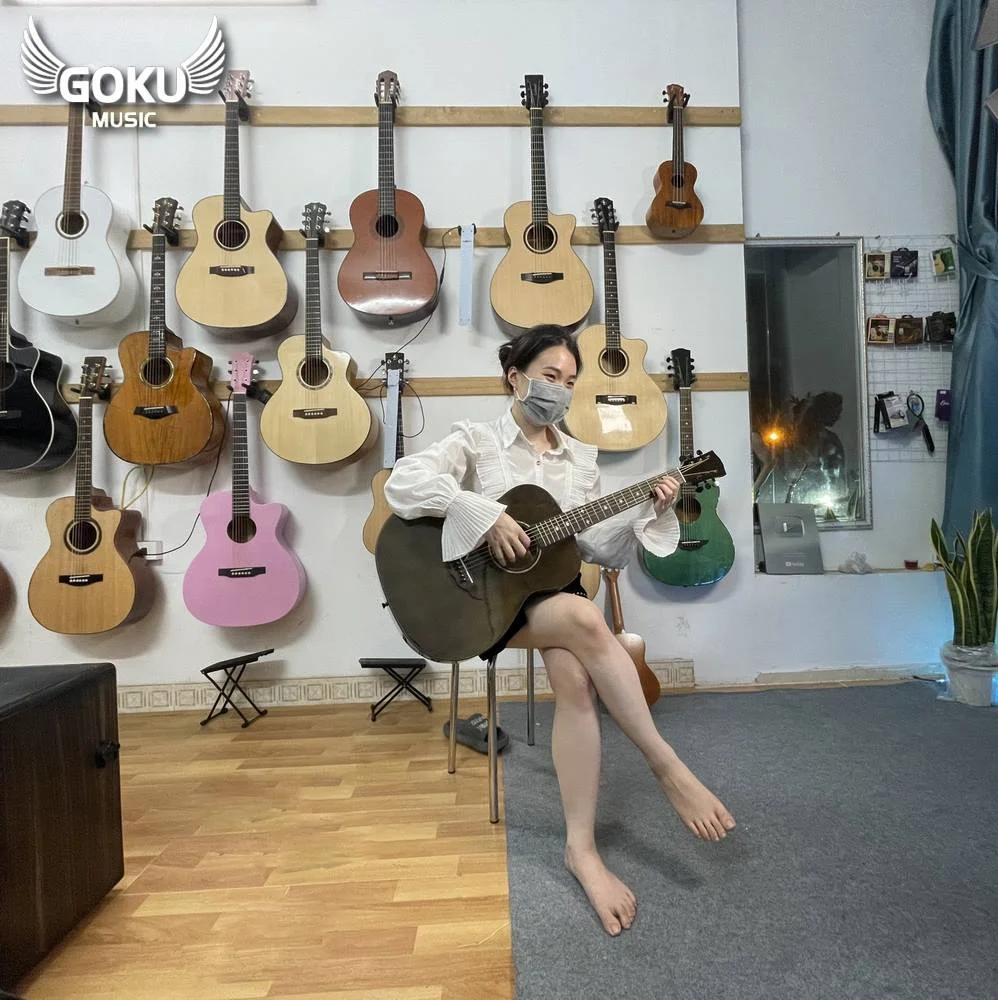 Đàn Guitar Classic Odin F4Nm Gỗ thịt 2A nhập khẩu - thích hợp chơi lâu dài 3 model 11 02 Dan Guitar Acoustic Goku F2Ac go thit loai B Shop Dan Goku Music
