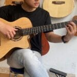 Đàn Guitar Acoustic Odin F2Ac gỗ thịt 2B chính hãng thumbnail 3