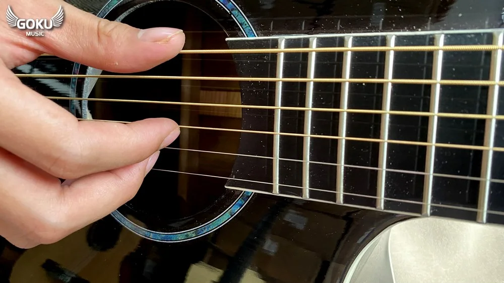 model 12 04 Dan Guitar Acoustic Goku F2AcB mau den bong Shop Dan Goku Music