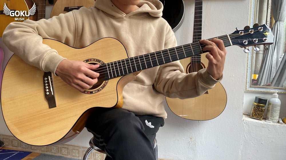 model 16 02 Dan Guitar Acoustic Goku F2Jc mau go Shop Dan Goku Music