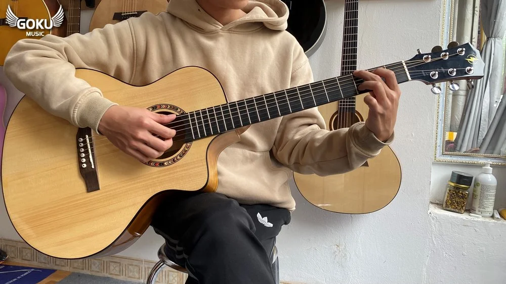 model 16 02 Dan Guitar Acoustic Goku F2Jc mau go Shop Dan Goku Music