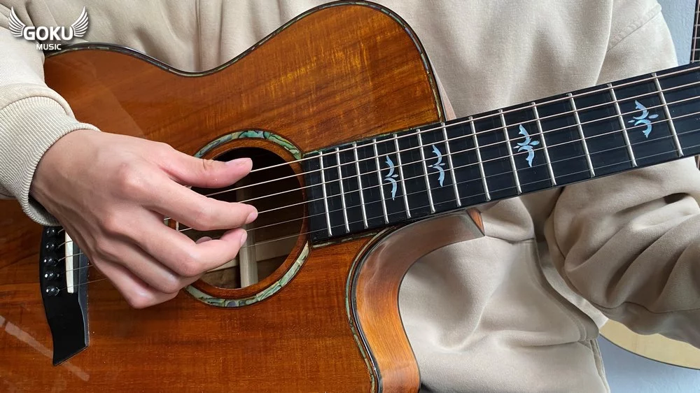 model 22 03 Dan Guitar Acoustic Goku F6868 mau Hoang Kim Loc phat Shop Dan Goku Music