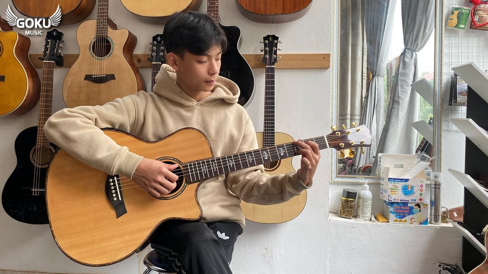 model 23 01 Dan Guitar Acoustic Goku F6cx go Cam An 3A nhap khau Shop Dan Goku Music